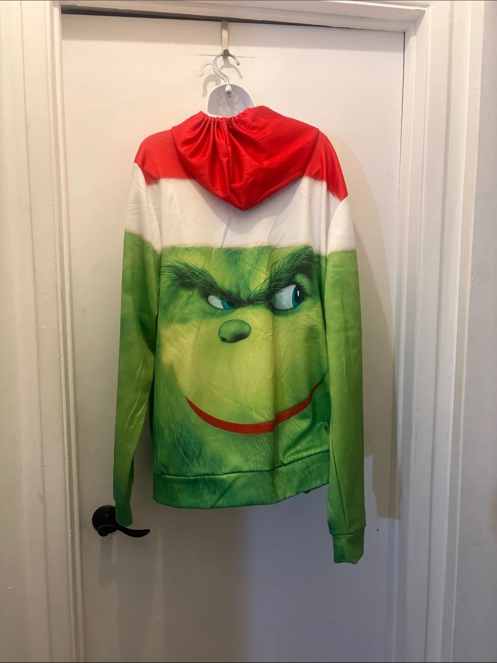 Green Grinch Graphic Holiday Hoodie Sweatshirt size 2x new
